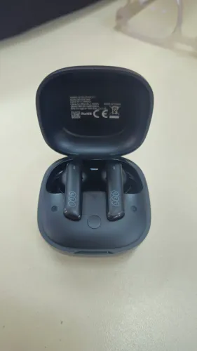 Fone Qcy Ht05 Melobuds Bluetooth 5.2 Com Cancelamento Anc Cor Preto