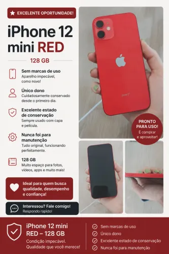 iPhone 12 mini red 