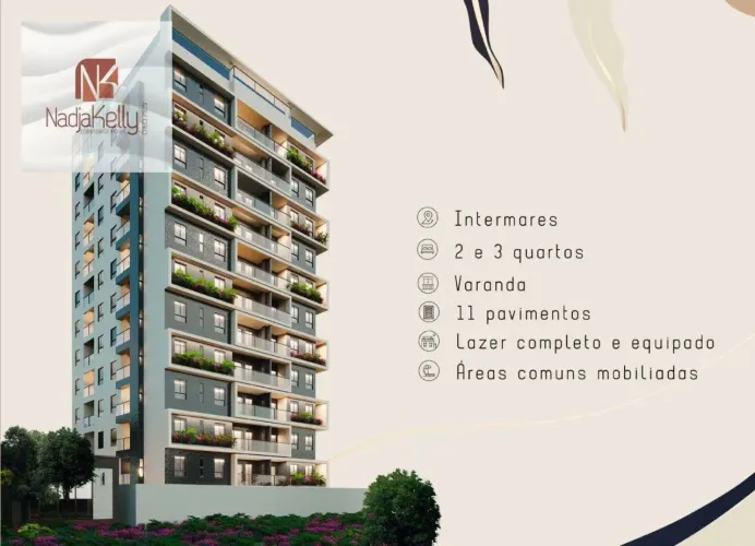 Apartamento com 2 dormitórios à venda, 53 m² por R$ 489.900,00 - Intermares - Cabedelo/PB