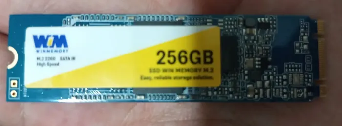 Ssd nvme wim 256 gb sata 3