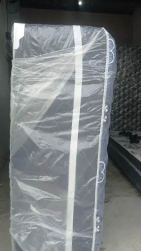 cama box casal acolchoada puro conforto, Frete Gratis