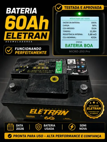 Bateria 60ah Usada