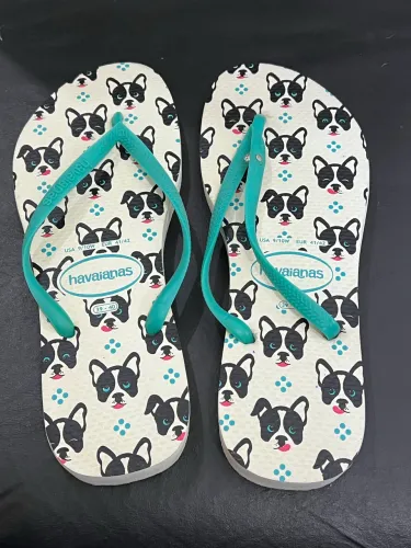 Chinelo Havaianas Buldog Frances 39/40 ORIGINAL 