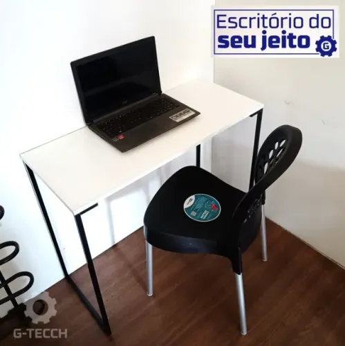 Mesa Industrial NOVA Escrivaninha Multiuso para escritório Notebook Computador Birô Estudo