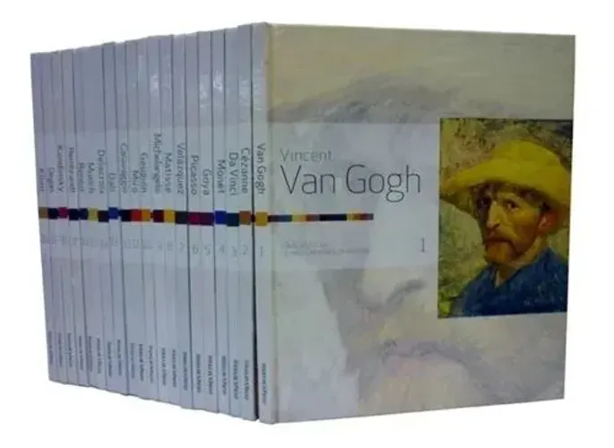 Coleção Folha Grandes Mestres da Pintura - 20 volumes e todos lacrados, menos três 