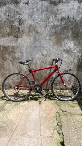 Bicicleta Aro 26 Urbana Masculina - Vermelha (Com Marchas)