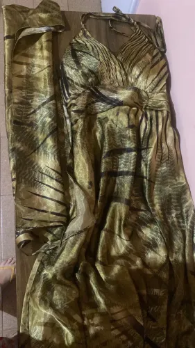 Vestido fino de festa