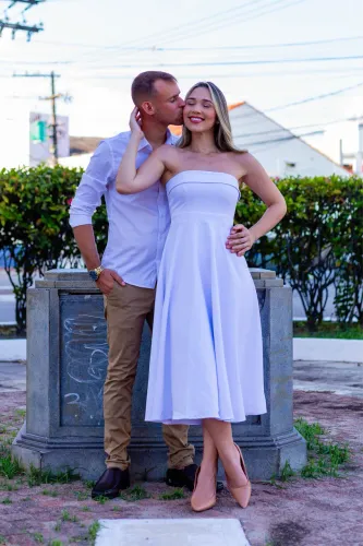 Vestido amora mirak noivado