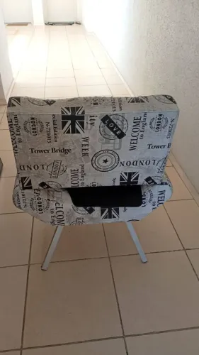 Poutrona precisa troca o tecido