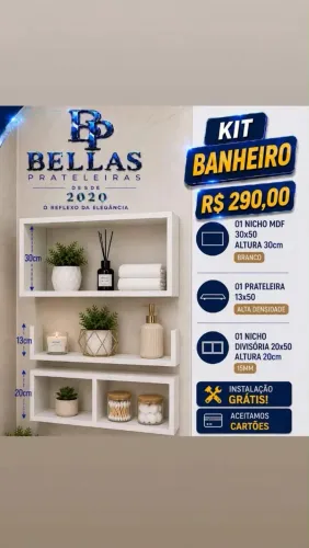 Conjunto completo para banheiro