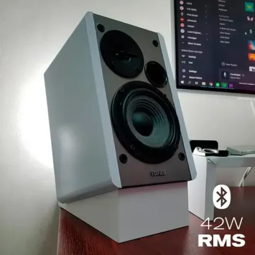 CAIXA DE SOM EDIFIER - Monitor De Áudio R1280db Bluetooth 42w Rms Edifier - Branca