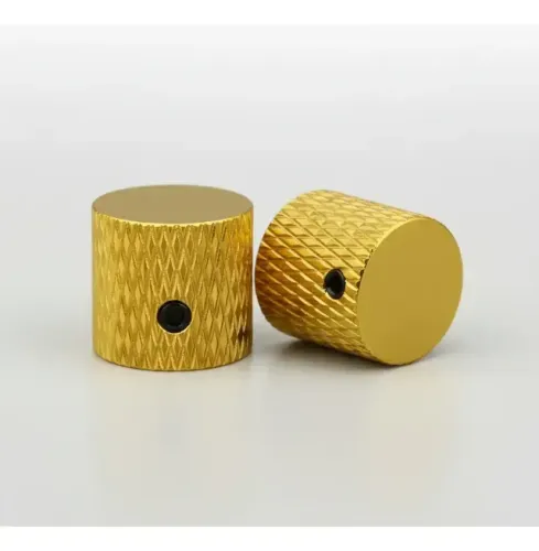 Knob em Aço dourado Com Parafuso De Fixação 2 Unidades made in korea