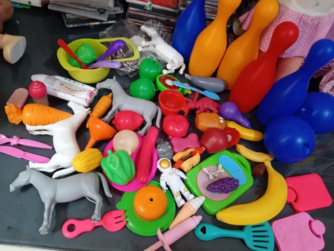 Lote de brinquedos de menina 