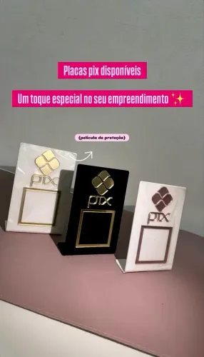 PLACA QR CODE ACRÍLICO