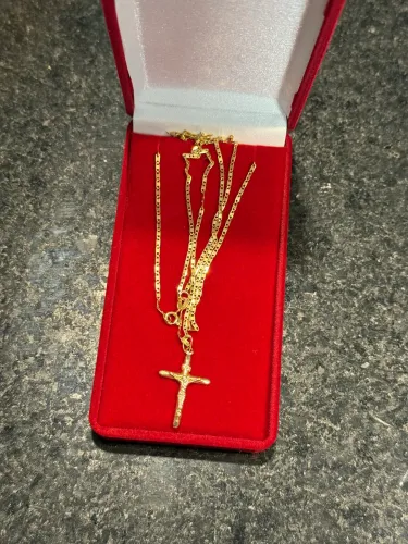 Corrente piastrine ouro
