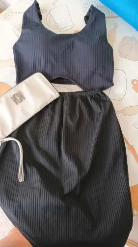 CONJUNTO SAIA + CROPPED + CARTEIRA