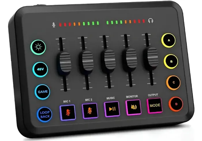 Mixer de áudio para jogos VEDO