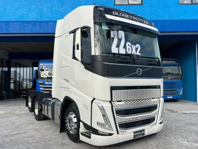 Caminhão Volvo Fh 460 6x2 ano 2022/2022 Branco Pacote Ec Susp. Mola