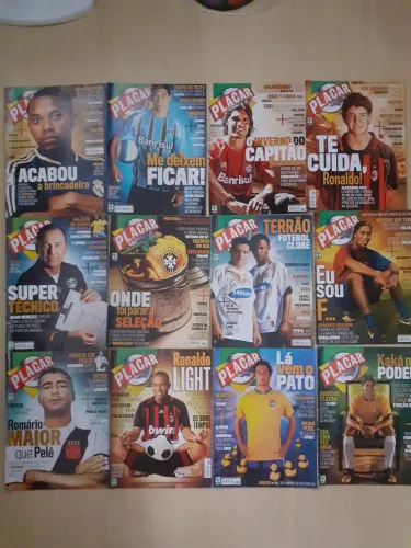 REVISTA PLACAR - ANO 2007 - LOTE 12 EDIÇÕES