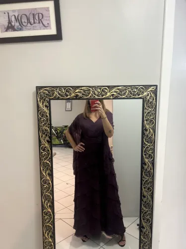 Vestido longo de festa