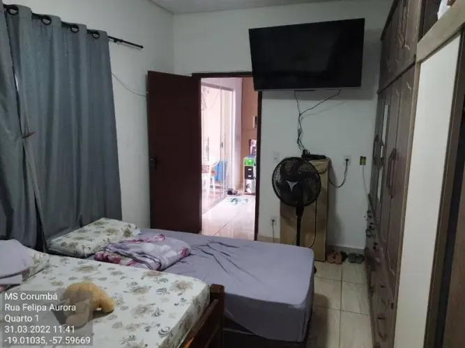 Casa 134m² com Terreno 200m² | Ladário-MS | Boa Esperança | Oportunidade - Próx. à Av. 14