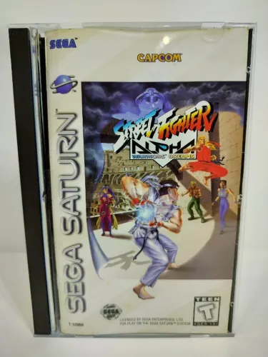 Street Fighter Alpha: Warriors' Dreams Sega Saturn - Original Completo Long Box