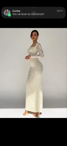 Vestido longo max festa