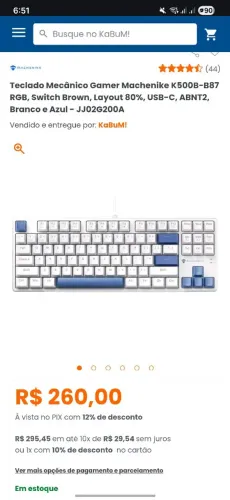 Teclado gamer