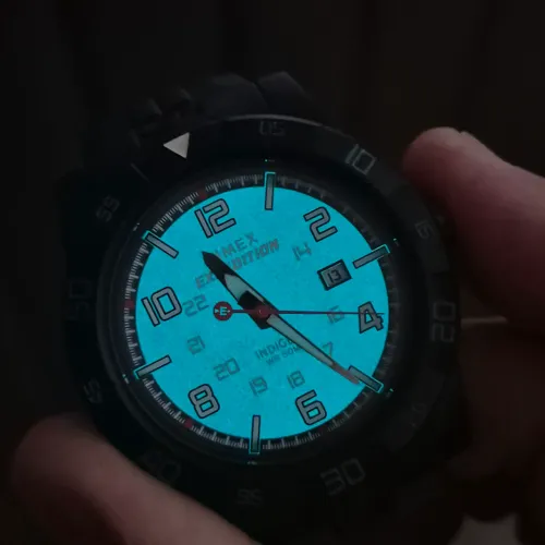Relógio de pulso masculino Timex Expedition pulseira Borracha quartz