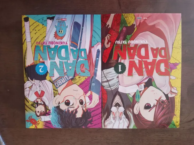 Mangá Dandadan Volumes 1 e 2.