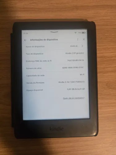 Kindle Base 10a Geração