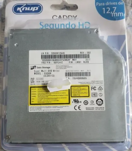 Leitor/gravador de DVD para computador 
