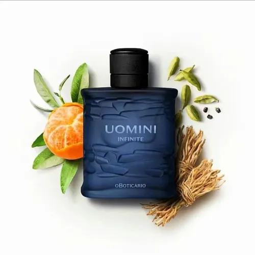 Oumini Infinite Desodorante Colônia 100ml azul - oBoticário- Guistor Cosméticos