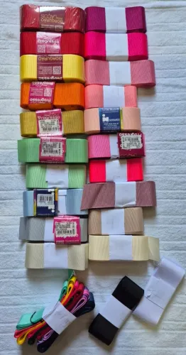 ? Kit de Materiais para Laços ? Chega de procurar item por item! ? Fitas, acessórios e 