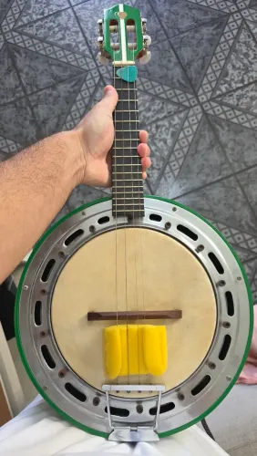 Banjo escala ebano 32mm Leo Soares - Fabricação instrumentos DG