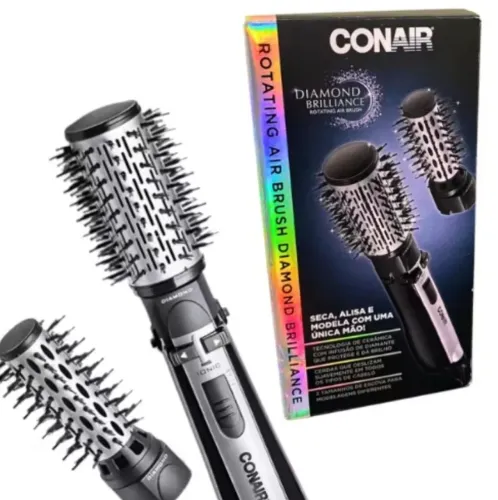 Escova Giratoria Conair Pro Antifrizz C/ Ions 2 Tamanhos