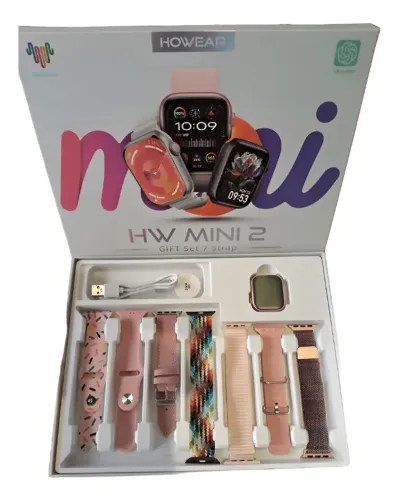 Smartwatch Hw Ultra Mini 2 Chat Gpt Com 7 Pulseiras Lindas
