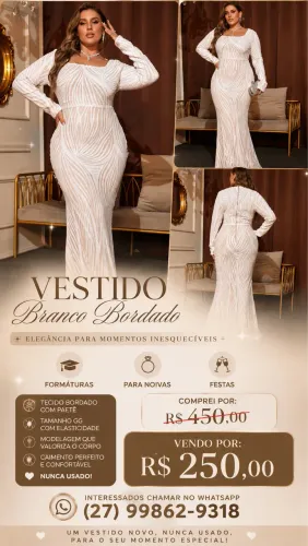 Vestido bordado