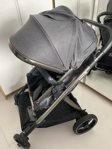 Carrinho de bebe safety 1st, travel system discover trio, com isofix