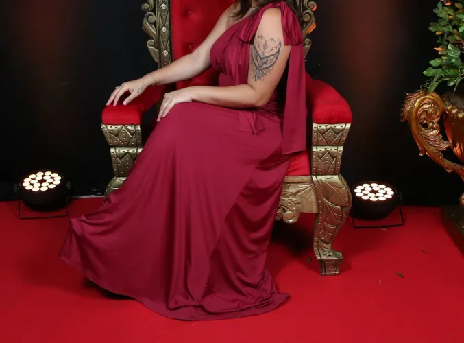 Vestido de festa longo