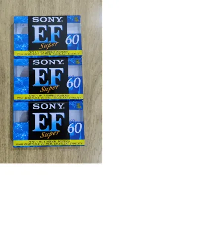 Fita Cassete K7 Lacrada Sony Ef60 Super Coleção Oferta
