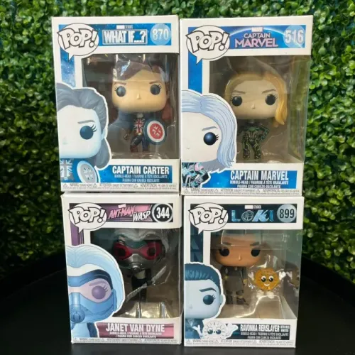 Kit 4 Funko Pop's - Heroínas Marvel MCU
