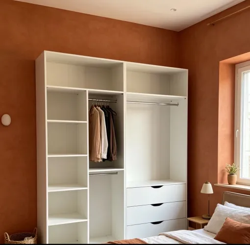 Rei do Closet em mdf casal