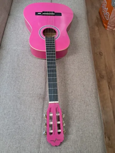 Violão Vogga Rosa com capa
