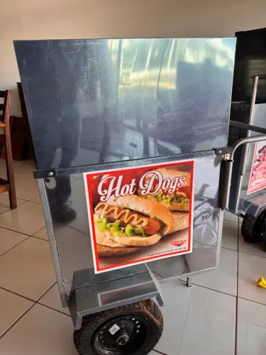 CARRINHO HOT DOG COM RODAS MARCA CEFAZ