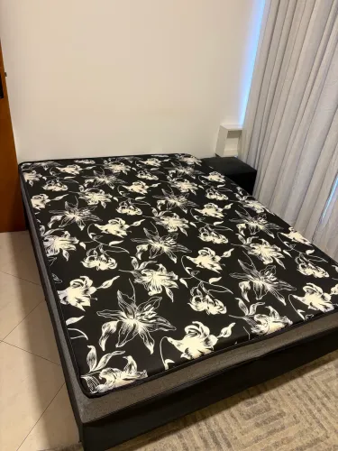 Cama box casal conjugada