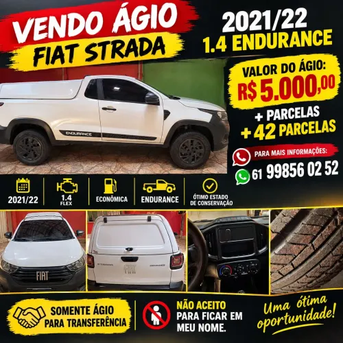 Fiat Strada Endurance 1.4 Flex 8V CS Plus 2022