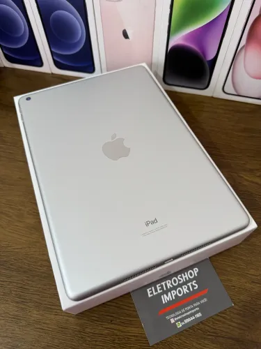 iPad 9ª Geração 64GB Silver - Impecável