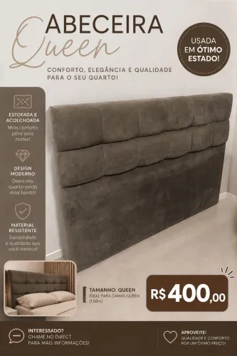 Vendo cabeceira cama Queen