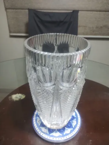 Vaso de Cristal europeu